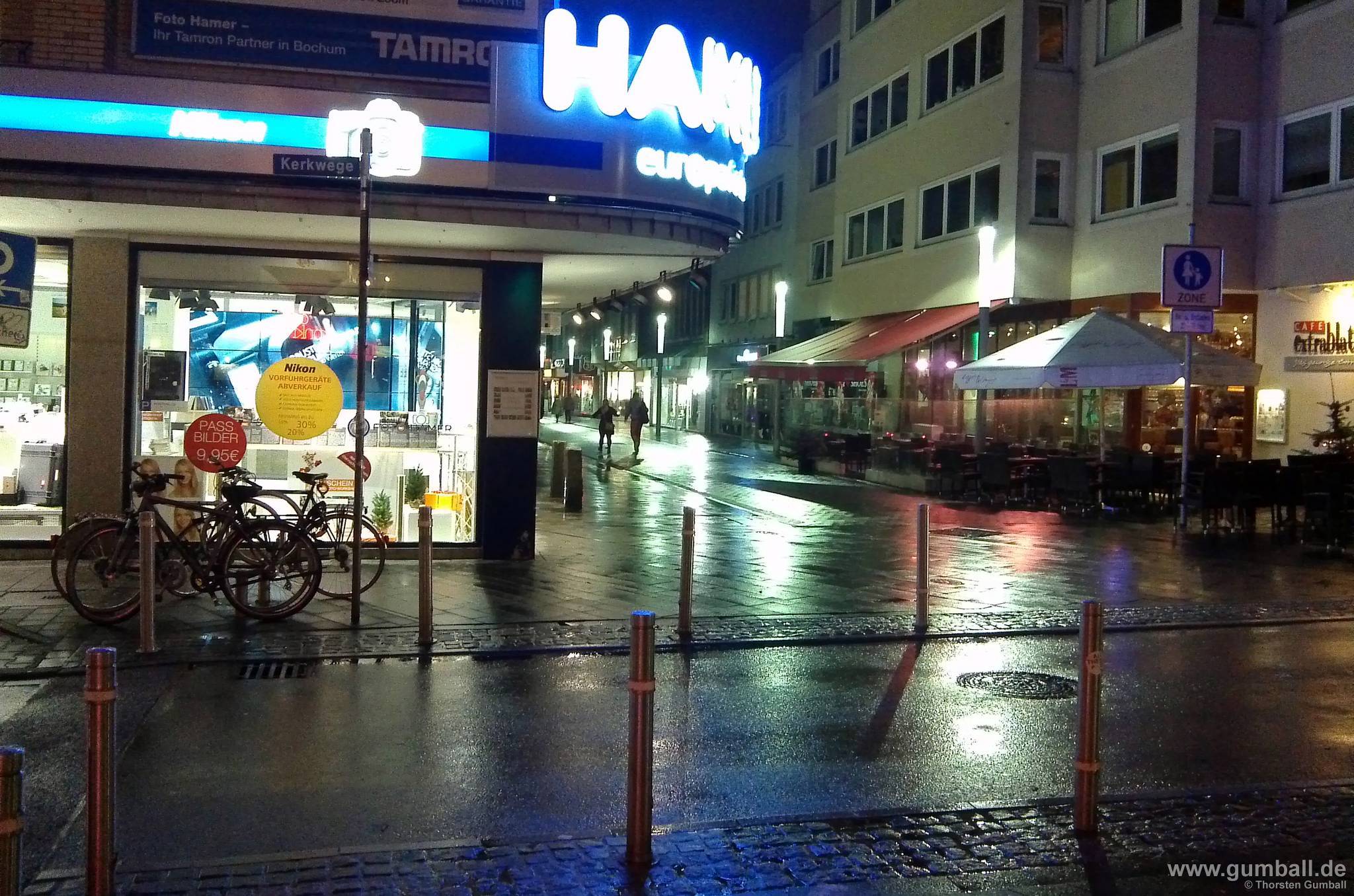 Kortumstraße Bochum Nachts Bei Foto Hamer