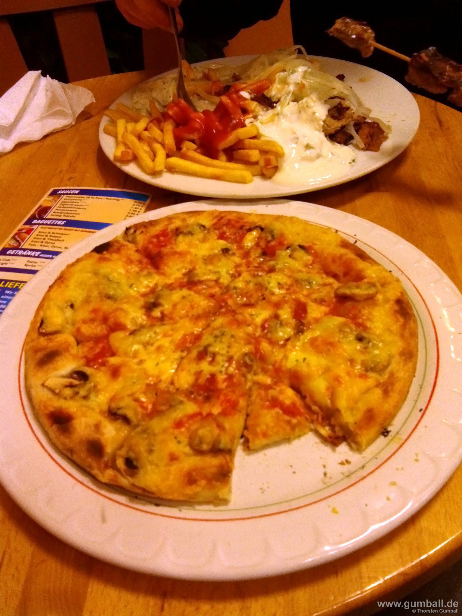 Pizza Beim Griechen